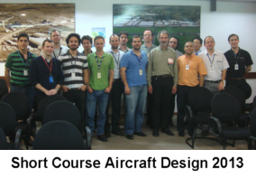 Short Course Aircraft Design in 2013 at Embraer