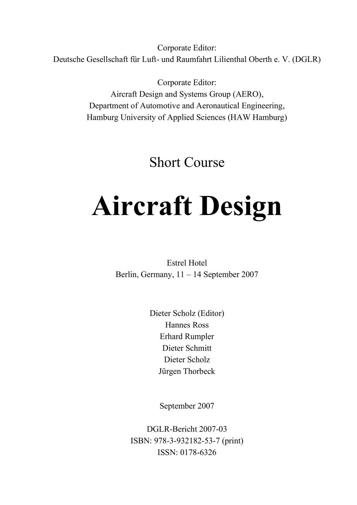 Short Course Notes, page 2
