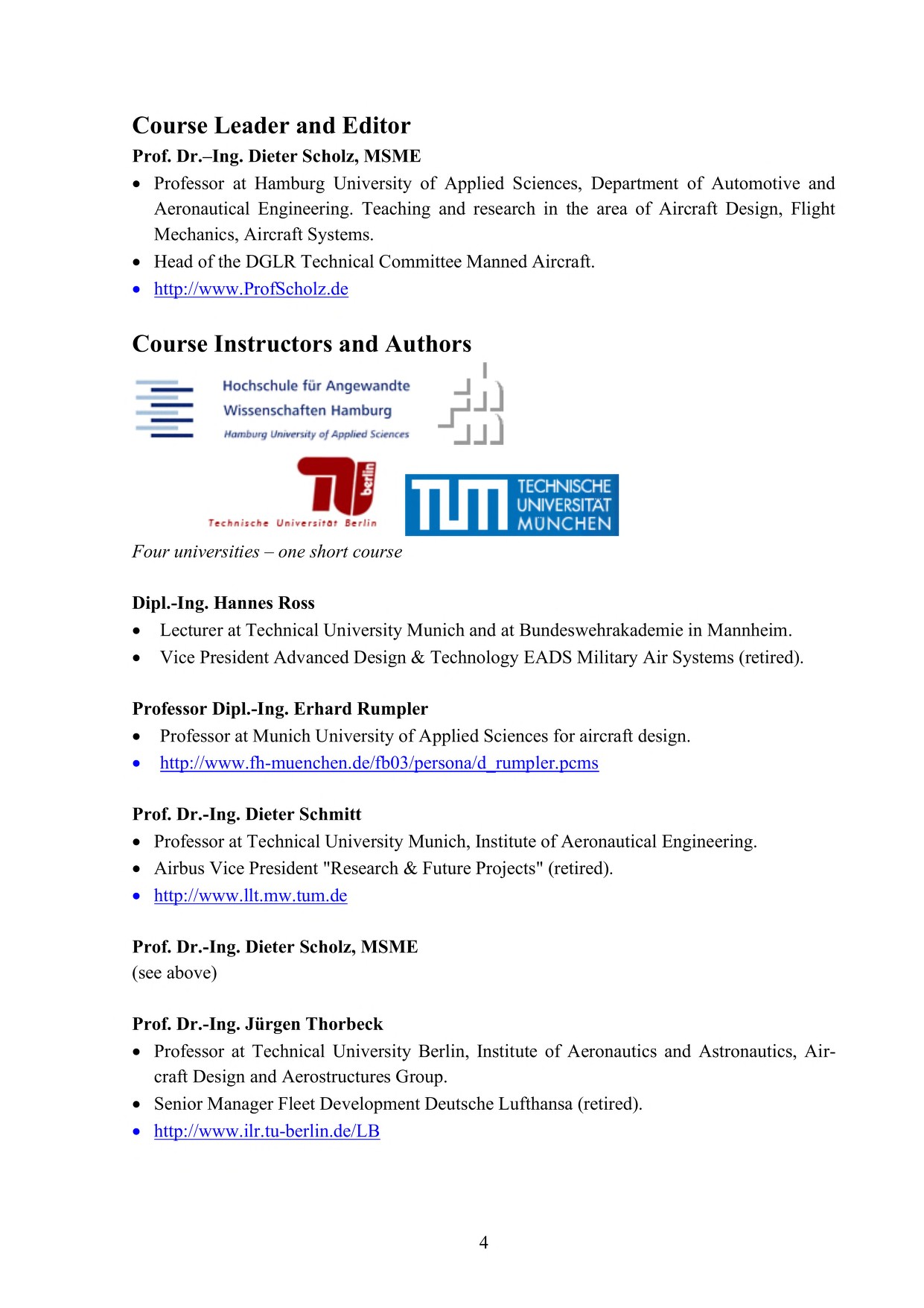 Short Course Notes, page 4