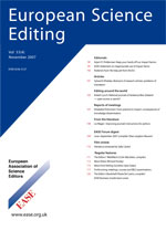 Journal: European Science Editing