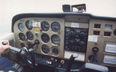 Cockpit einer C172