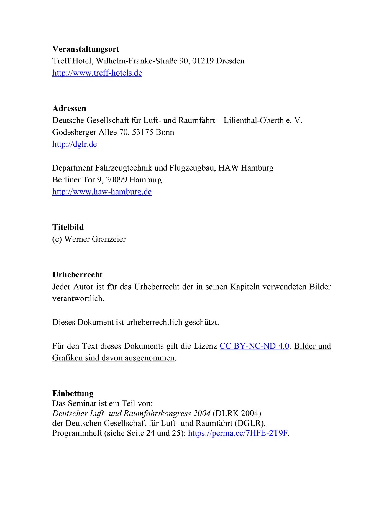 Seminarunterlagen, Seite 3